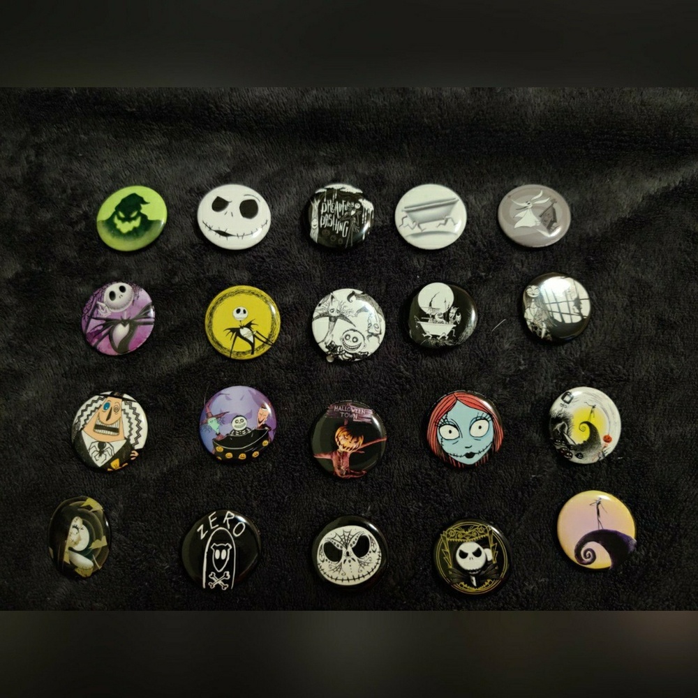 Loungefly NBC Buttons